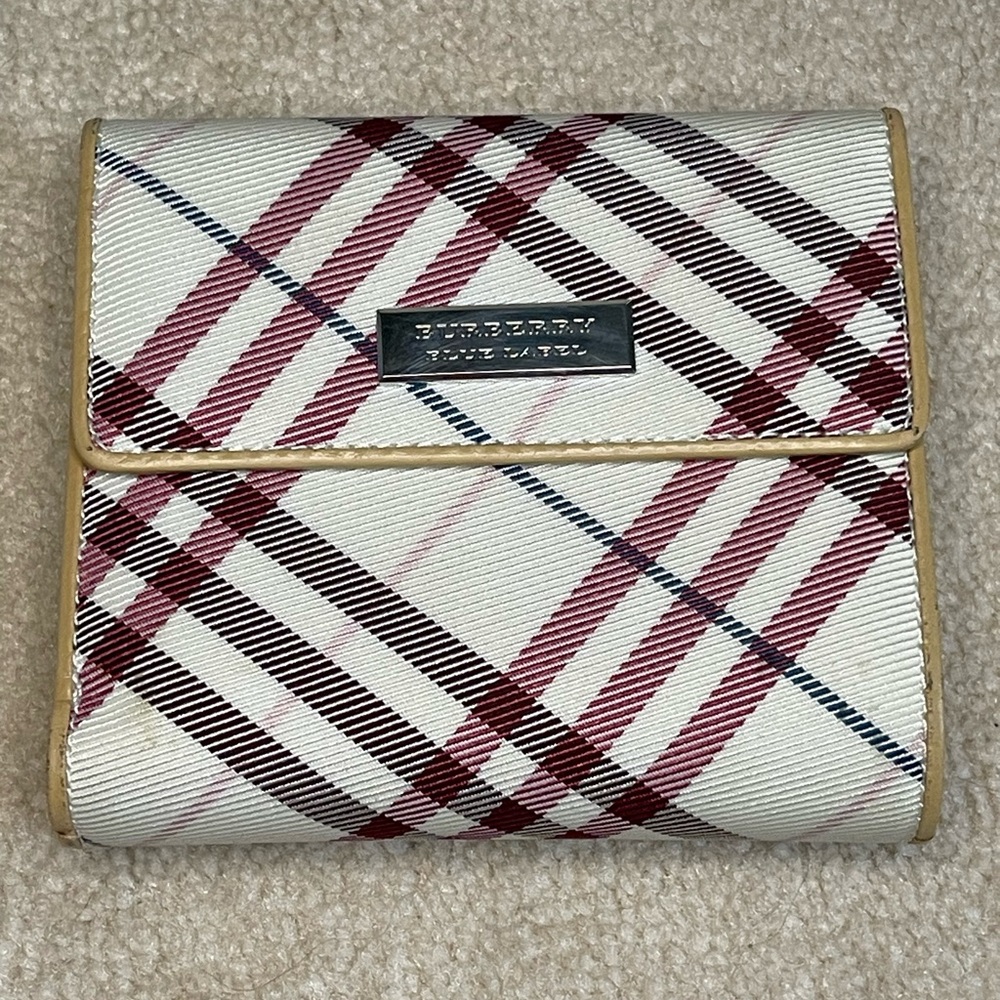 Vintage Burberry London Blue Label wallet